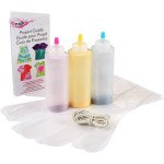 Tulip Kit de teinture en une étape 3 couleurs, techniques faciles, motifs de tissus vibrants et permanents, couleurs classiques : fuchsia, jaune turquoise