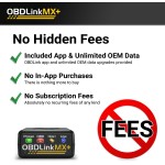 Scanner Bluetooth OBDLink MX+ OBD2 pour iPhone, Android et Windows
