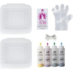 Kit de teinture en une étape Tulip Kits de teinture pour tissu Tulip 43189 Fdy Multi 2 Min Fruit Punch, 4 couleurs, comme détaillé, 6 onces (paquet de 1)