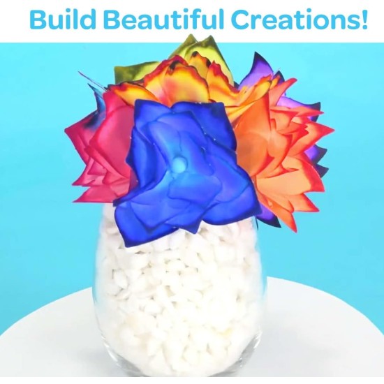 Crayola Kit scientifique de fleurs en papier, fleurs aux couleurs changeantes, cadeau pour les enfants de 7, 8, 9, 10 ans Crayola Kit scientifique de fleurs en papier, fleurs aux couleurs changeantes, cadeau pour les enfants de 7, 8, 9, 10 ans