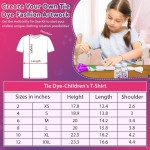 – Hello Kitty – Ensemble Tie Dye – L'ensemble comprend un T-shirt, 3 peintures colorées, une doublure, des gants et des bandes élastiques, lot de 1 (M)