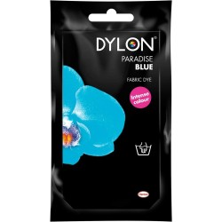 Dylon Teinture à la main, sachet de teinture pour vêtements, meubles et projets, 50 g – Bleu paradis