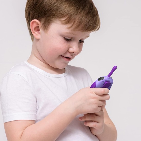 Lot de 2 talkies-walkies rechargeables pour enfants, longue portée, 22 canaux, radio bidirectionnelle, jouet d'anniversaire pour enfants, cadeau pour garçons et filles de 3 à 12 ans, aventures en plein air, camping, randonnée Lot de 2 talkies-walkies rechargeables pour enfants, longue portée, 22 canaux, radio bidirectionnelle, jouet d'anniversaire pour enfants, cadeau pour garçons et filles de 3 à 12 ans, aventures en plein air, camping, randonnée