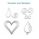 Fil artisanal galvanisé de calibre 20 – 164 pi (0,032 po), fil métallique professionnel pour accrocher des photos (15 lb), formation de bonsaï, artisanat et projet de bricolage léger