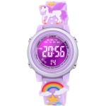 Montres étanches de dessin animé 3D pour filles avec alarme - Meilleurs cadeaux de jouets pour les filles de 3 à 12 ans