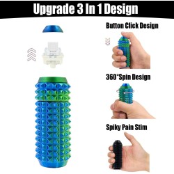 Little Pain Ouchies Fidget (4PCS), avec bouton clicker et spinner Pain Stim Fidget jouet sensoriel pour adultes et adolescents. Little Pain Ouchies Fidget (4PCS), avec bouton clicker et spinner Pain Stim Fidget jouet sensoriel pour adultes et adolescents.