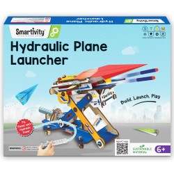 Smartivity DIY 2 en 1 Avions en Papier Hydrauliques et Lanceur de Fléchettes Jouet STEM pour Enfants Âgés de 6 à 14 Ans I Cadeaux d'Anniversaire pour Enfants Intelligents |