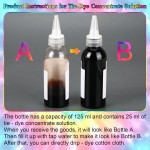 Le kit Tie Dye comprend 12 sacs fourre-tout vierges, 12 bouteilles pré-remplies de concentrés de couleurs, des cordes en coton de 20 pieds et 20 élastiques en caoutchouc pour les fournitures de groupes de fête DIY Tie Dye