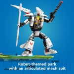 LEGO City Robot World Roller Coaster - Ensemble de construction pour enfants - Jouet d'ingénierie avec costume mécanique mobile pour garçons et filles, à partir de 8 ans - Idées cadeaux pour Noël - 60421