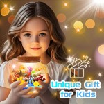Kit de terrarium lumineux océan pour enfants – Veilleuse LED cadeaux d'anniversaire océan pour filles et garçons âgés de 4 5 6 7 8-12 ans, kit d'art et d'artisanat pour enfants, cadeaux idéaux de Pâques