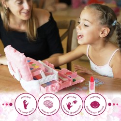 Ensembles de maquillage pour enfants pour filles - Ensembles de maquillage pour enfants pour filles de 5 à 8 ans, Maquillaje para Niñas, Kit de maquillage de jeu, Meilleurs jouets pour petite fille, Objets de princesse pour tout-petits, Âges 3456789 Cadea Ensembles de maquillage pour enfants pour filles - Ensembles de maquillage pour enfants pour filles de 5 à 8 ans, Maquillaje para Niñas, Kit de maquillage de jeu, Meilleurs jouets pour petite fille, Objets de princesse pour tout-petits, Âges 3456789 Cadea