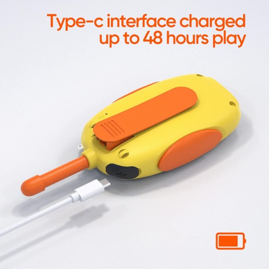 Lot de 2 talkies-walkies rechargeables pour enfants, longue portée, 22 canaux, radio bidirectionnelle, jouet d'anniversaire pour enfants, cadeau pour garçons et filles de 3 à 12 ans, aventures en plein air, camping, randonnée Lot de 2 talkies-walkies rechargeables pour enfants, longue portée, 22 canaux, radio bidirectionnelle, jouet d'anniversaire pour enfants, cadeau pour garçons et filles de 3 à 12 ans, aventures en plein air, camping, randonnée