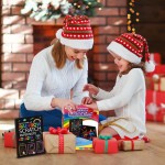 ZMLM Papier à gratter Cadeau d'artisanat : lot de 2 fournitures de cahiers arc-en-ciel, jouets, paniers de Pâques pour 3, 4, 5, 6, 7, 8, 9, 10 ans, filles et garçons, enfants, Saint-Valentin, fête d'anniversaire, jeux de voyage (rose)