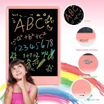 ORSEN Tablette d'écriture LCD 10 pouces, planche à dessin colorée pour enfants, jouets pour tout-petits pour 3 4 5 6 7 8 ans, cadeaux pour filles et garçons (rose)