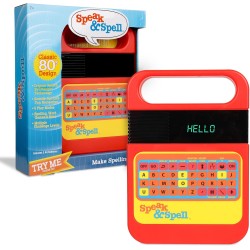 Jeu électronique Speak & Spell – Jouet d'apprentissage éducatif, jeux d'orthographe, arcade portable rétro des années 80, jouets pour autisme, activité pour garçons, filles, tout-petits, à partir de 7 ans