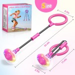 HopeRock Jouet à sauter pour filles de 6 à 10 ans, cadeaux d'anniversaire pour fille, 3 modes amusants, roue lumineuse clignotante, compteur numérique LED, batterie remplaçable, cadeaux d'anniversaire pour fille de 6 à 10 ans et plus, jouets d'extérieur a