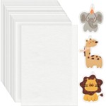 WISYOK 30 pièces film rétractable, feuilles de plastique rétractables pour l'artisanat, la fabrication de bijoux, les projets de classe, les cadeaux personnalisés, la décoration intérieure, 8,2x5,8 pouces