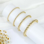 1100 pièces de perles rondes lisses-3/4/6/8mm, entretoise dorée, Kits de perles amples pour la fabrication de bracelets et de bijoux 1100 pièces de perles rondes lisses-3/4/6/8mm, entretoise dorée, Kits de perles amples pour la fabrication de bracelets et de bijoux