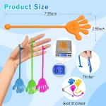 Sticky Hands Bulk 48 PCS Remplisseurs d'œufs pour panier de Pâques Cadeaux de fête pour enfants de 4 à 8 ans 8 à 12 ans Jouet à main collant extensible pour enfants Sac de cadeaux pour petits prix de classe Cadeaux pour étudiants Fournitures de fête d'ann