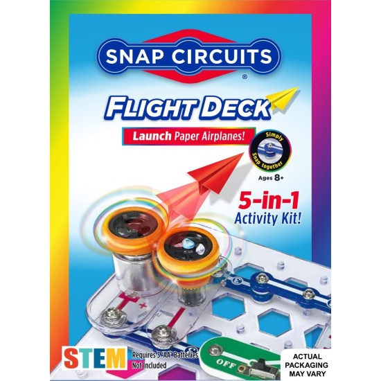 Snap Circuits Flight Deck Science/STEM Kit de jouets | Snap Circuits Flight Deck Science/STEM Kit de jouets |