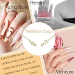 Fermoirs et fermetures de collier magnétiques Fermoir de convertisseur de bracelet plaqué or et argent 18 carats, adapté à l'extension de chaîne de colliers