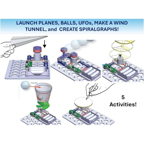 Snap Circuits Flight Deck Science/STEM Kit de jouets | Snap Circuits Flight Deck Science/STEM Kit de jouets |