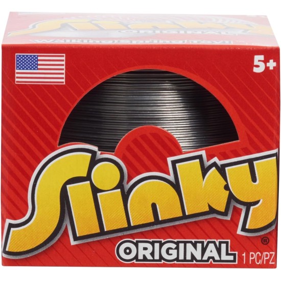 Le jouet à ressort de marche Slinky original, Slinky en métal de 2,75 pouces de diamètre, jouets Fidget Le jouet à ressort de marche Slinky original, Slinky en métal de 2,75 pouces de diamètre, jouets Fidget