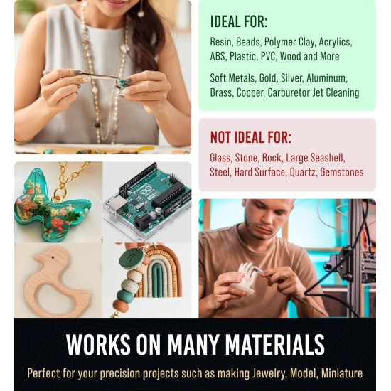 Jeu de micro-forets avec étau à broche |