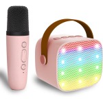 Darkant Mini machine de karaoké pour enfants et adultes, filles de 4 à 12 ans, cadeau d'anniversaire de Noël pour filles et garçons, jouets de karaoké, cadeaux pour filles de 4, 5, 6, 7, 8, 9, 10, 12 ans et plus, fête d'anniversaire