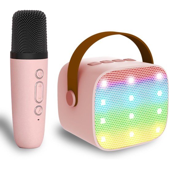 Darkant Mini machine de karaoké pour enfants et adultes, filles de 4 à 12 ans, cadeau d'anniversaire de Noël pour filles et garçons, jouets de karaoké, cadeaux pour filles de 4, 5, 6, 7, 8, 9, 10, 12 ans et plus, fête d'anniversaire