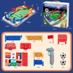 Mini jeu de société de football pour enfants : jouets de table de baby-foot pour enfants de 3, 4, 5, 6, 7, 8 à 12 ans – jeu de sport interactif de flipper à partir de 3 ans, fête à la maison – cadeau pour garçons, filles, anniversaire, Noël, petits-enfant