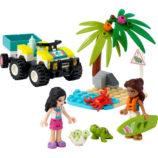 LEGO Friends 41697 Véhicule de protection des tortues, ensemble de jouets de construction pour enfants, filles et garçons à partir de 6 ans (90 pièces)