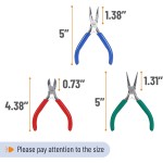 Mr. Pen- Pinces à bijoux, paquet de 3, kit de fabrication de bijoux, mini pinces pour la fabrication de bijoux, coupe-fil pour la fabrication de bijoux