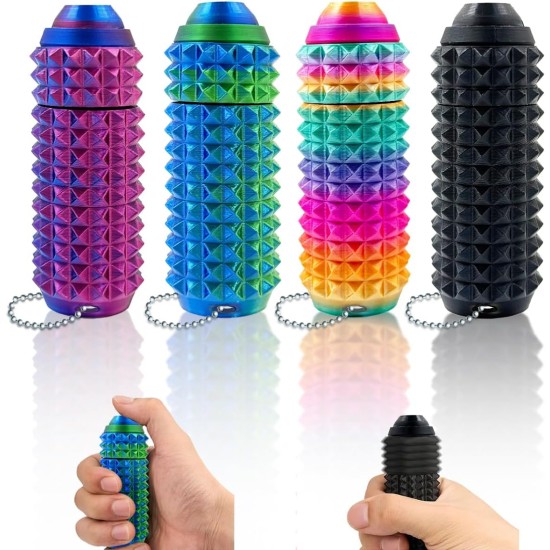 Little Pain Ouchies Fidget (4PCS), avec bouton clicker et spinner Pain Stim Fidget jouet sensoriel pour adultes et adolescents.