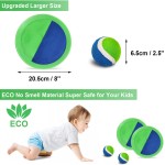 Jalunth Ball Catch Set Jeux Lancer Paddle - Jouets de plage Jardin Pelouse Piscine extérieure Jardin Camping Jeté Âge 3 4 5 6 7 8 9 10 11 12 ans Garçons Filles Enfants Adultes Famille Extérieur Cadeaux de Pâques Vert Jalunth Ball Catch Set Jeux Lancer Paddle - Jouets de plage Jardin Pelouse Piscine extérieure Jardin Camping Jeté Âge 3 4 5 6 7 8 9 10 11 12 ans Garçons Filles Enfants Adultes Famille Extérieur Cadeaux de Pâques Vert