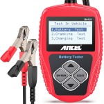 ANCEL BA101 Testeur de batterie de voiture, outil de diagnostic numérique d'alternateur automobile 12 V, capacité de charge de 100 à 2000 CCA, analyseur de charge et de démarrage pour camion, bateau, camping-car, véhicule marin, et plus encore ANCEL BA101 Testeur de batterie de voiture, outil de diagnostic numérique d'alternateur automobile 12 V, capacité de charge de 100 à 2000 CCA, analyseur de charge et de démarrage pour camion, bateau, camping-car, véhicule marin, et plus encore