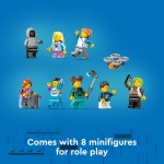 LEGO City Robot World Roller Coaster - Ensemble de construction pour enfants - Jouet d'ingénierie avec costume mécanique mobile pour garçons et filles, à partir de 8 ans - Idées cadeaux pour Noël - 60421