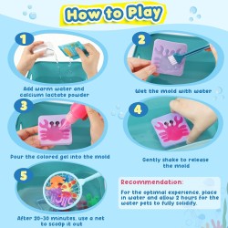 Kit de jouets magiques elfe de l'eau, kit de gel d'eau pour animaux de compagnie, 20 gels et 24 moules, fabriquez vos propres jouets sensoriels Squishies pour enfants, fabricant de squishy, animaux aquatiques, bricolage de Pâques, cadeaux de Pâques pour Kit de jouets magiques elfe de l'eau, kit de gel d'eau pour animaux de compagnie, 20 gels et 24 moules, fabriquez vos propres jouets sensoriels Squishies pour enfants, fabricant de squishy, animaux aquatiques, bricolage de Pâques, cadeaux de Pâques pour