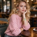 Perles de verre assorties d'une demi-livre pour la fabrication de bijoux, perles de cristal colorées de 2 à 16 mm pour bracelets, travaux manuels, bricolage, fournitures de fabrication de bijoux en vrac