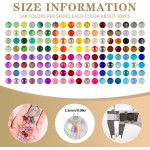 XSEINO Kit de fabrication de bracelets en perles de verre de 6 mm, environ 7 200 pièces, 144 perles de verre de cristal de couleurs assorties pour la fabrication de bracelets, de bijoux et de bricolage, cadeaux d'amitié, à offrir aux amis, à la famille