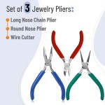 Mr. Pen- Pinces à bijoux, paquet de 3, kit de fabrication de bijoux, mini pinces pour la fabrication de bijoux, coupe-fil pour la fabrication de bijoux