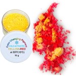 Pigment thermochromique à changement de couleur activé par la température, parfait pour le slime à changement de couleur (jaune-rouge 59F/15C)