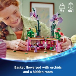 LEGO Disney Encanto Le pot de fleurs d'Isabela, jouet de fleur d'orchidée à construire pour enfants avec mini-poupée Disney Encanto, jouet pour jouer et exposer, cadeau amusant pour filles et garçons de 9 ans, 43237 LEGO Disney Encanto Le pot de fleurs d'Isabela, jouet de fleur d'orchidée à construire pour enfants avec mini-poupée Disney Encanto, jouet pour jouer et exposer, cadeau amusant pour filles et garçons de 9 ans, 43237