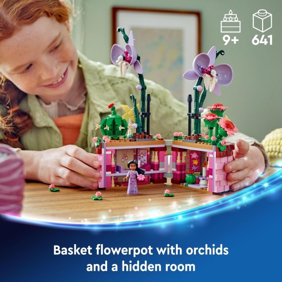 LEGO Disney Encanto Le pot de fleurs d'Isabela, jouet de fleur d'orchidée à construire pour enfants avec mini-poupée Disney Encanto, jouet pour jouer et exposer, cadeau amusant pour filles et garçons de 9 ans, 43237 LEGO Disney Encanto Le pot de fleurs d'Isabela, jouet de fleur d'orchidée à construire pour enfants avec mini-poupée Disney Encanto, jouet pour jouer et exposer, cadeau amusant pour filles et garçons de 9 ans, 43237