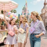 mibasies Cadeaux de Pâques pour enfants filles, sac banane initial, cadeaux d'anniversaire pour 4 5 6 7 8 9 10 11 12 13 adolescentes – Objets tendance personnalisés mignons – Crème A