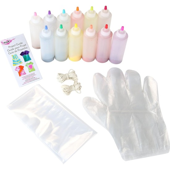 Kit de teinture tie-dye 12 couleurs Tulip - Kaléidoscope