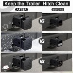 UYYE Couvercle d'attelage de remorque en caoutchouc de 2 pouces, capuchon de bouchon de tube de remorquage en caoutchouc drapeau américain, accessoires extérieurs de voiture adaptés à la plupart des récepteurs d'attelage de véhicules, capuchon de bouchon 