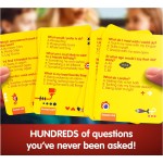 SUSSED The Wacky « Que feriez-vous ? » Jeu de cartes sociales – Chaussette de Noël pour enfants et jeu de voyage familial pour garçons et filles – Amusant et facile à jouer – Tous les âges à partir de 6 ans – Hello Yellow Deck