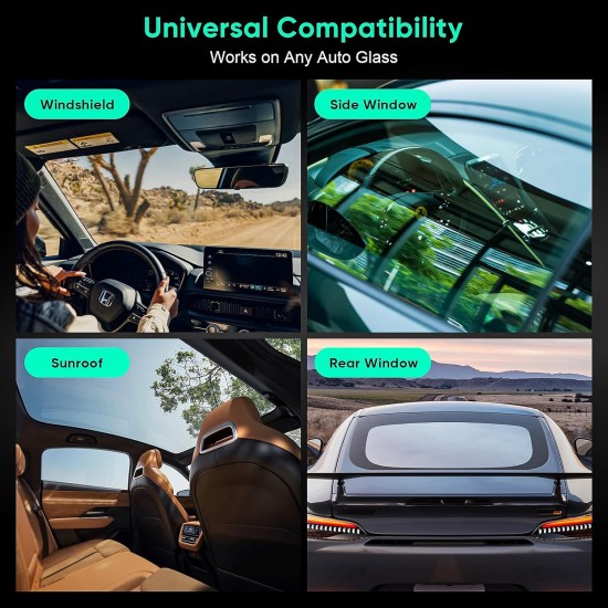 Kit de réparation d'éclats de pare-brise – Kit de réparation de fissures de pare-brise de voiture, liquide de réparation de verre pour fissures et éclats, kit de réparation d'éclats de roche pour réparer les fenêtres, miroirs, lunettes, tous les types de 