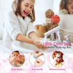 Ensembles de maquillage pour enfants pour filles - Ensembles de maquillage pour enfants pour filles de 5 à 8 ans, Maquillaje para Niñas, Kit de maquillage de jeu, Meilleurs jouets pour petite fille, Objets de princesse pour tout-petits, Âges 3456789 Cadea